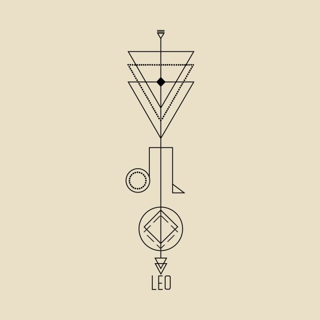 Leo Zodiac Horoscope Sign Symbol Tattoo Designs (140)