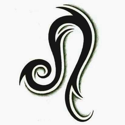 Leo Zodiac Horoscope Sign Symbol Tattoo Designs (16)
