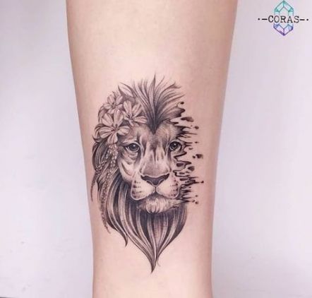 Leo Zodiac Horoscope Sign Symbol Tattoo Designs (3)