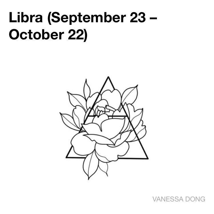 Libra Zodiac Horoscope Sign Symbol Tattoos (133)
