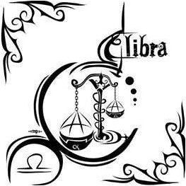 Libra Zodiac Horoscope Sign Symbol Tattoos (174)
