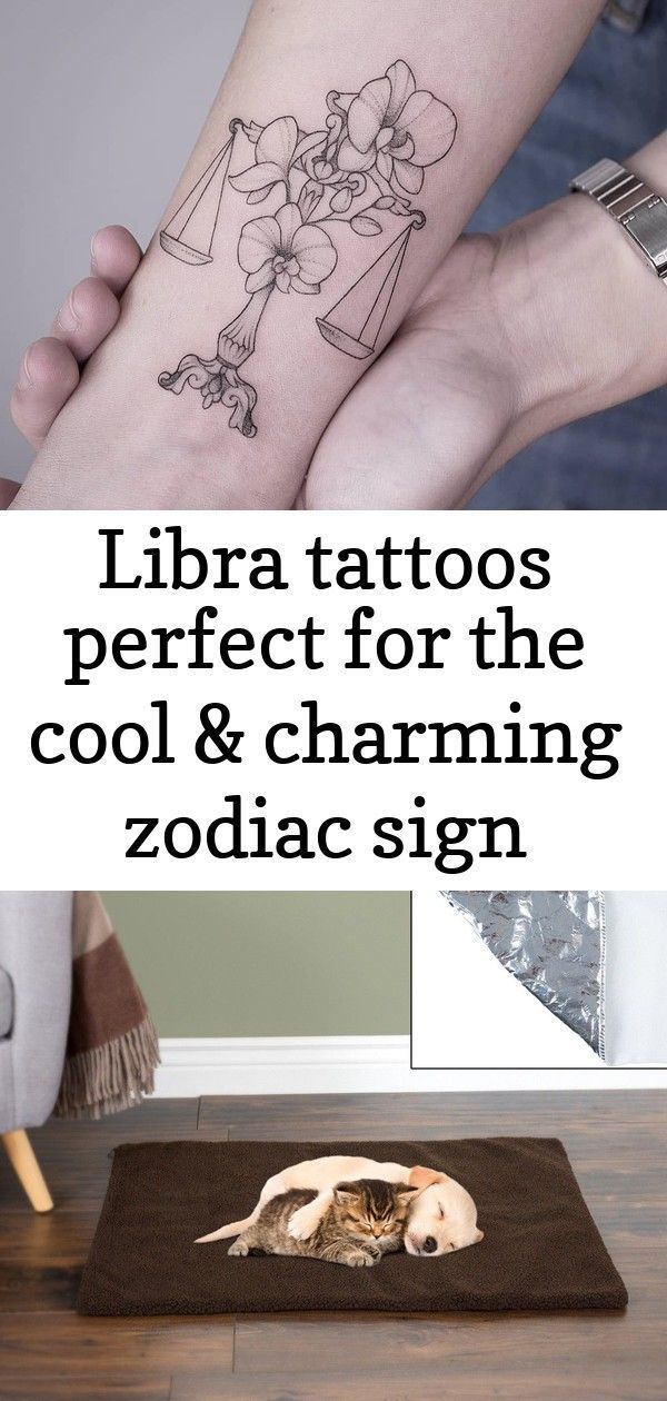 Libra Zodiac Horoscope Sign Symbol Tattoos (177)