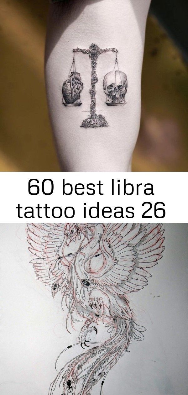 Libra Zodiac Horoscope Sign Symbol Tattoos (206)
