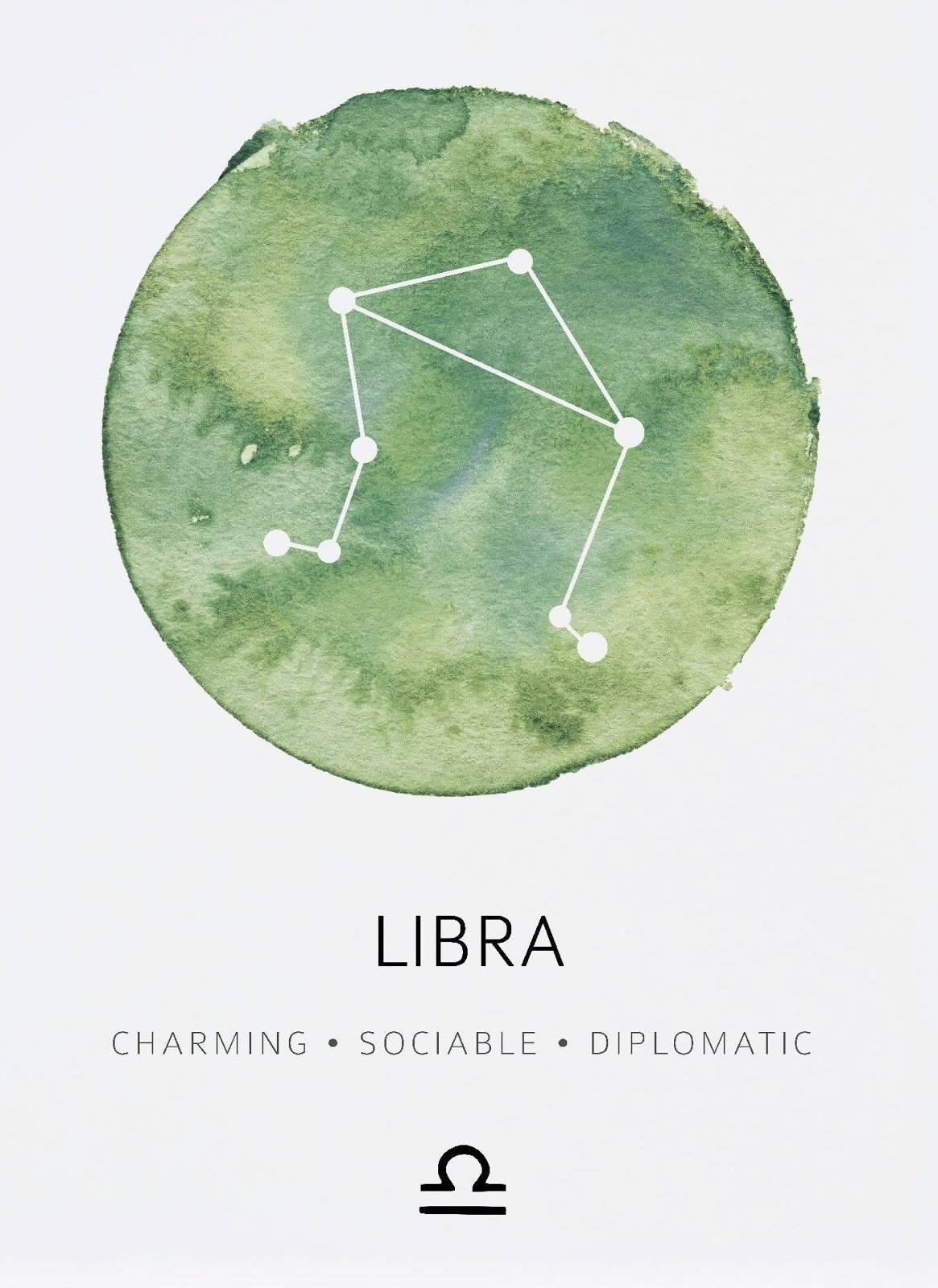 Libra Zodiac Horoscope Sign Symbol Tattoos (210)