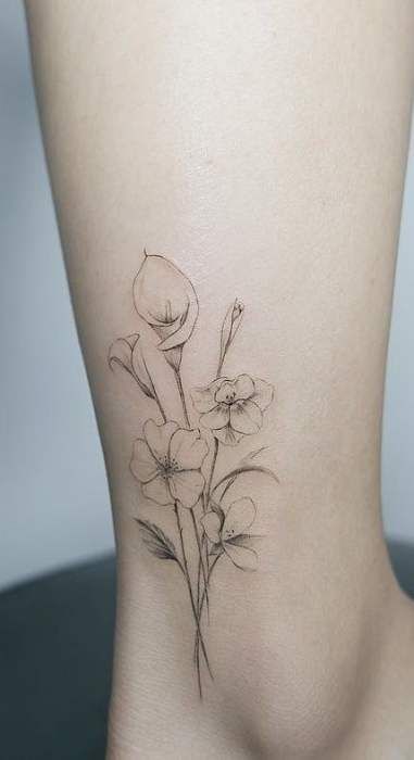 Lily Shoulder Tattoo Meaning Ideas Designs (110)