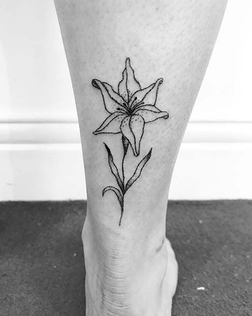 Lily Shoulder Tattoos Meaning Ideas Designs (130) .
