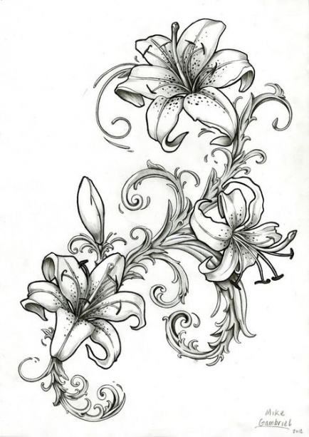 250+ Lily Tattoo Designs With Meanings (2023) Flower ideas & Symbols