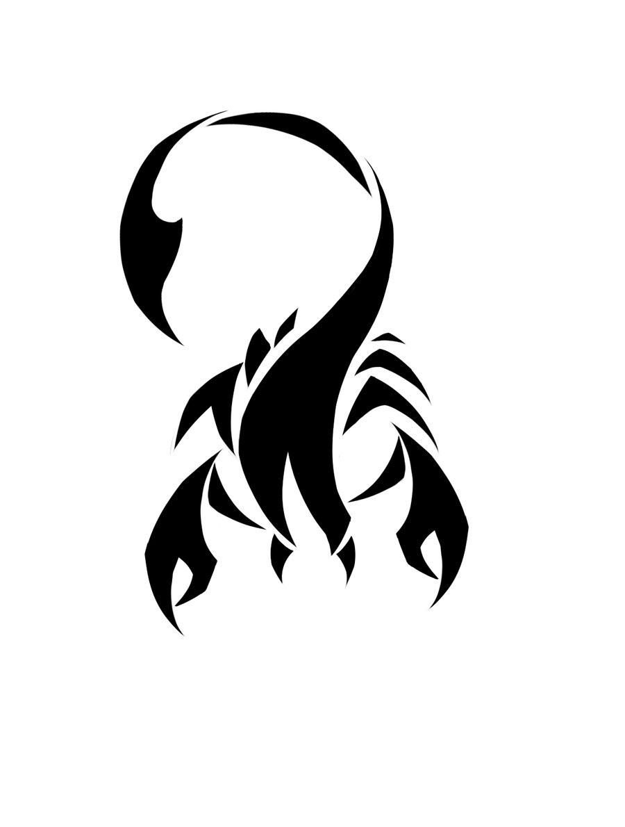 Scorpio Zodiac Horoscope Constellation Sign Symbol Tattoo (103)