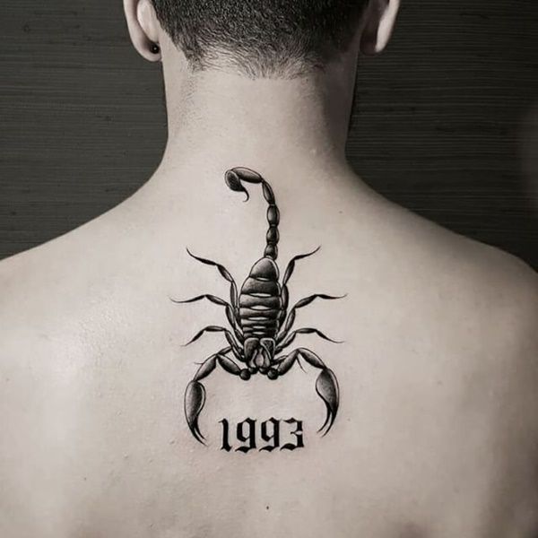 Scorpio Zodiac Horoscope Constellation Sign Symbol Tattoo (114)