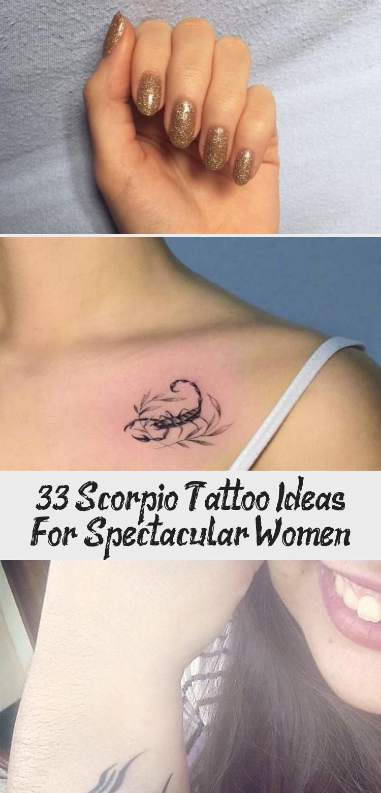 Scorpio Zodiac Horoscope Constellation Sign Symbol Tattoo (126)