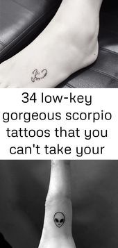 Scorpio Zodiac Horoscope Constellation Sign Symbol Tattoo (139)