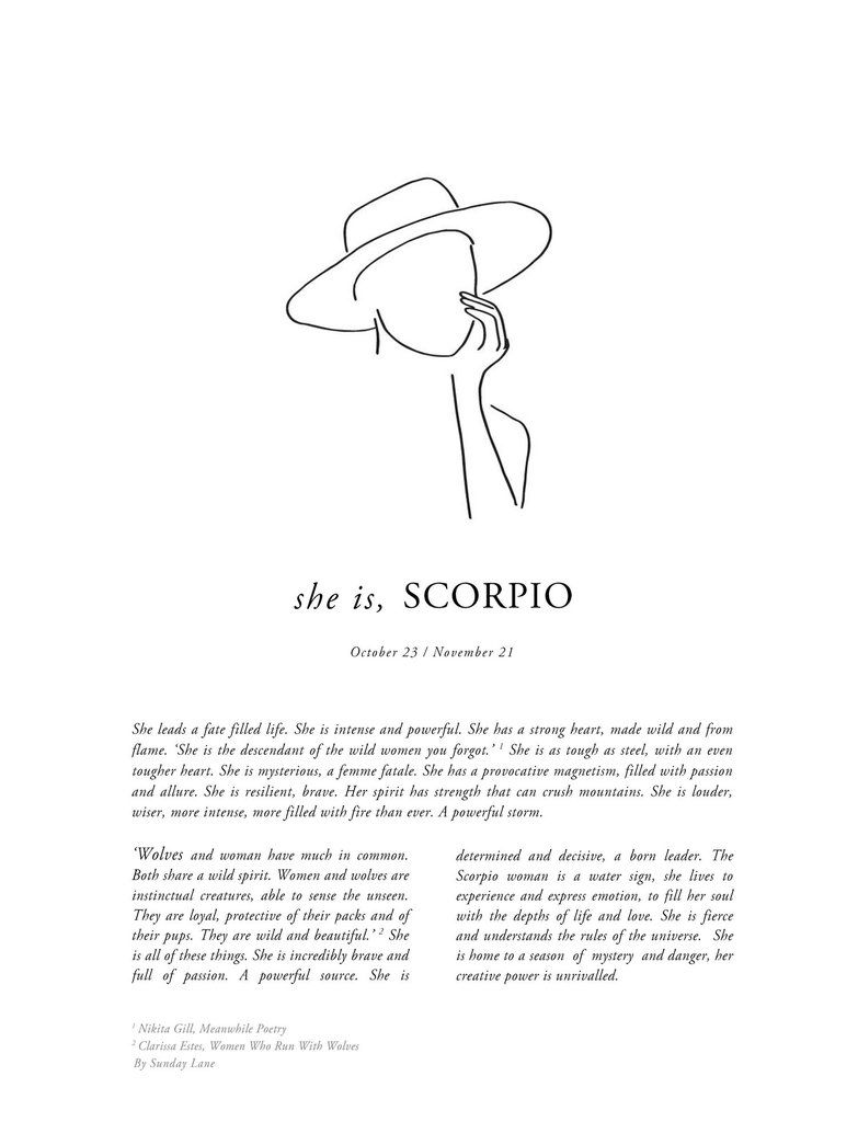 Scorpio Zodiac Horoscope Constellation Sign Symbol Tattoo (142)