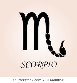 Scorpio Zodiac Horoscope Constellation Sign Symbol Tattoo (143)