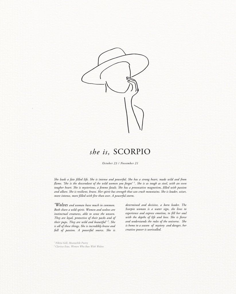 Scorpio Zodiac Horoscope Constellation Sign Symbol Tattoo (66)