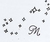 Scorpio Zodiac Horoscope Constellation Sign Symbol Tattoo (7)