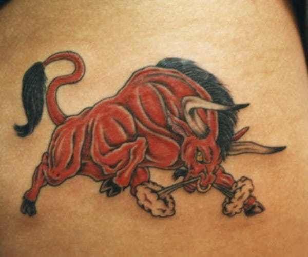 Taurus Zodiac Symbol Horoscope Tattoos (146)