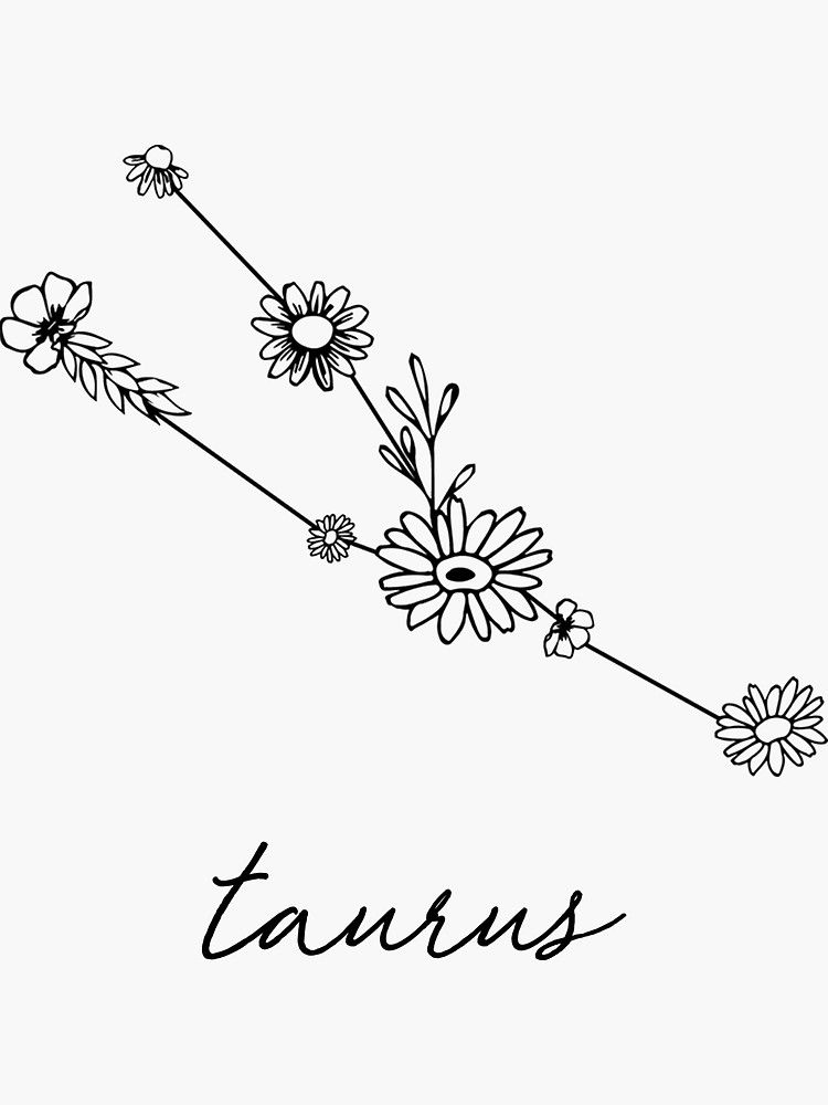 Taurus Zodiac Symbol Horoscope Tattoos (176)