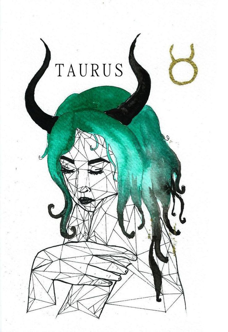 Taurus Zodiac Symbol Horoscope Tattoos (208)