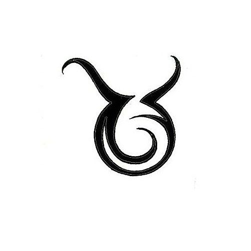 Taurus Zodiac Symbol Horoscope Tattoos (231)