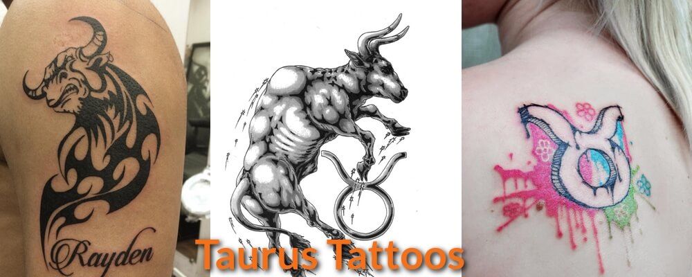 Taurus Zodiac Symbol Horoscope Tattoos (25)