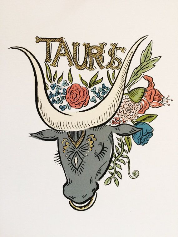 Taurus Zodiac Symbol Horoscope Tattoos (28)