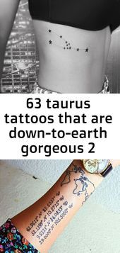 Taurus Zodiac Symbol Horoscope Tattoos (59)