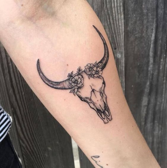 Taurus Zodiac Symbol Horoscope Tattoos (91)