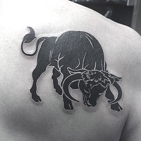 Taurus Zodiac Symbol Horoscope Tattoos (94)