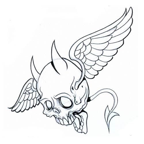 Half Angel Half Devil Tattoo Designs (104)
