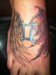 Half Angel Half Devil Tattoo Designs (116)