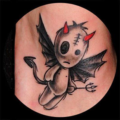 Half Angel Half Devil Tattoo Designs (117)