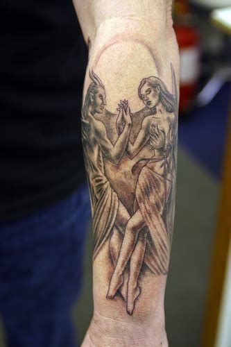 Half Angel Half Devil Tattoo Designs (132)