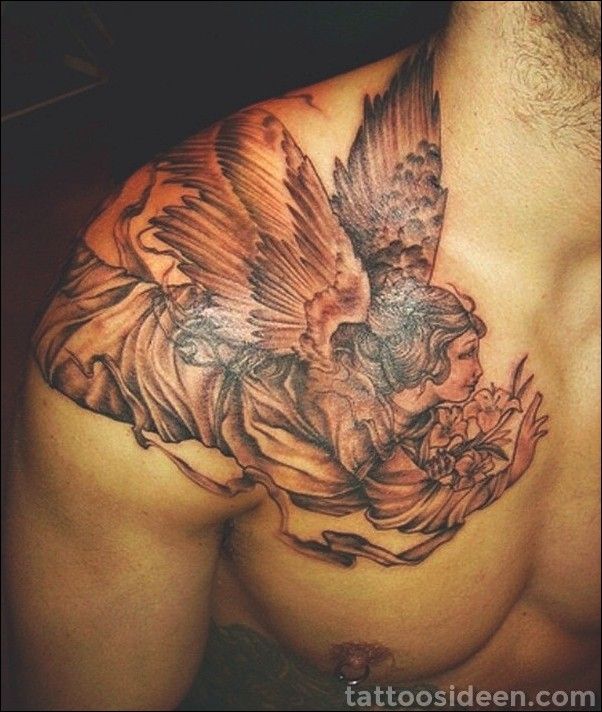 Half Angel Half Devil Tattoo Designs (146)
