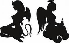 Half Angel Half Devil Tattoo Designs (167)