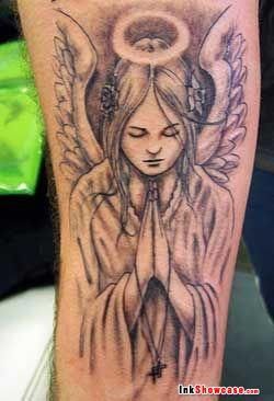 Half Angel Half Devil Tattoo Designs (170)