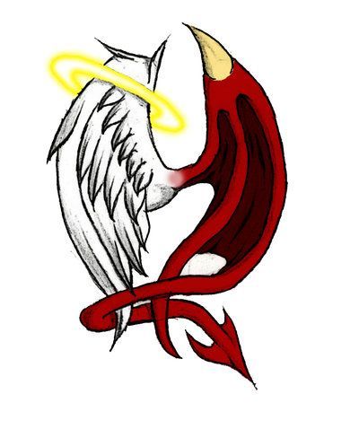 250+ Best Angel Devil Tattoo Designs (2023) Demon vs God Ideas