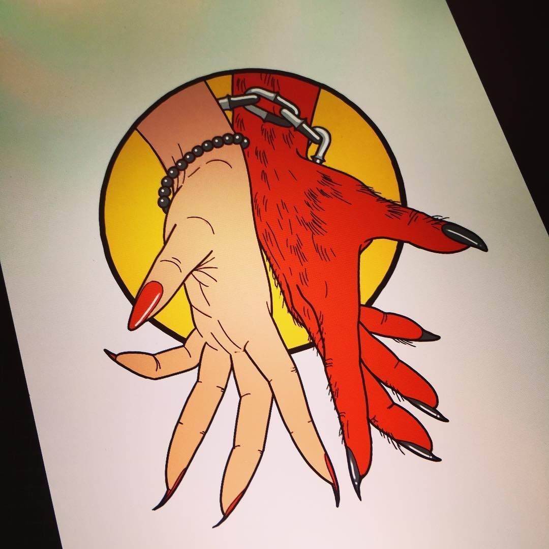 Half Angel Half Devil Tattoo Designs (241)