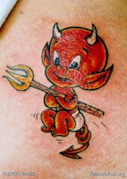 Half Angel Half Devil Tattoo Designs (96)