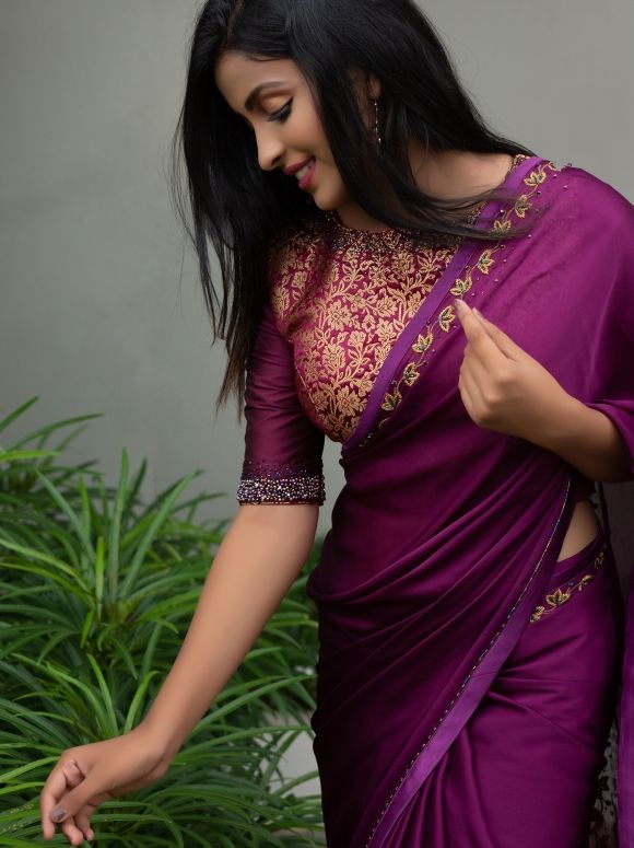 How To Wear The Saree Methods Blouse (204)