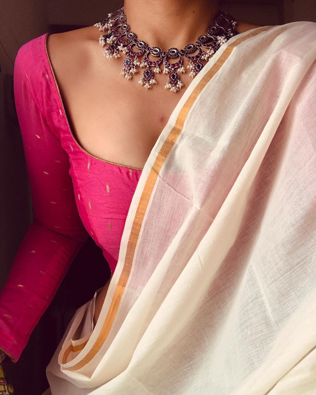 How To Wear The Saree Methods Blouse (94)