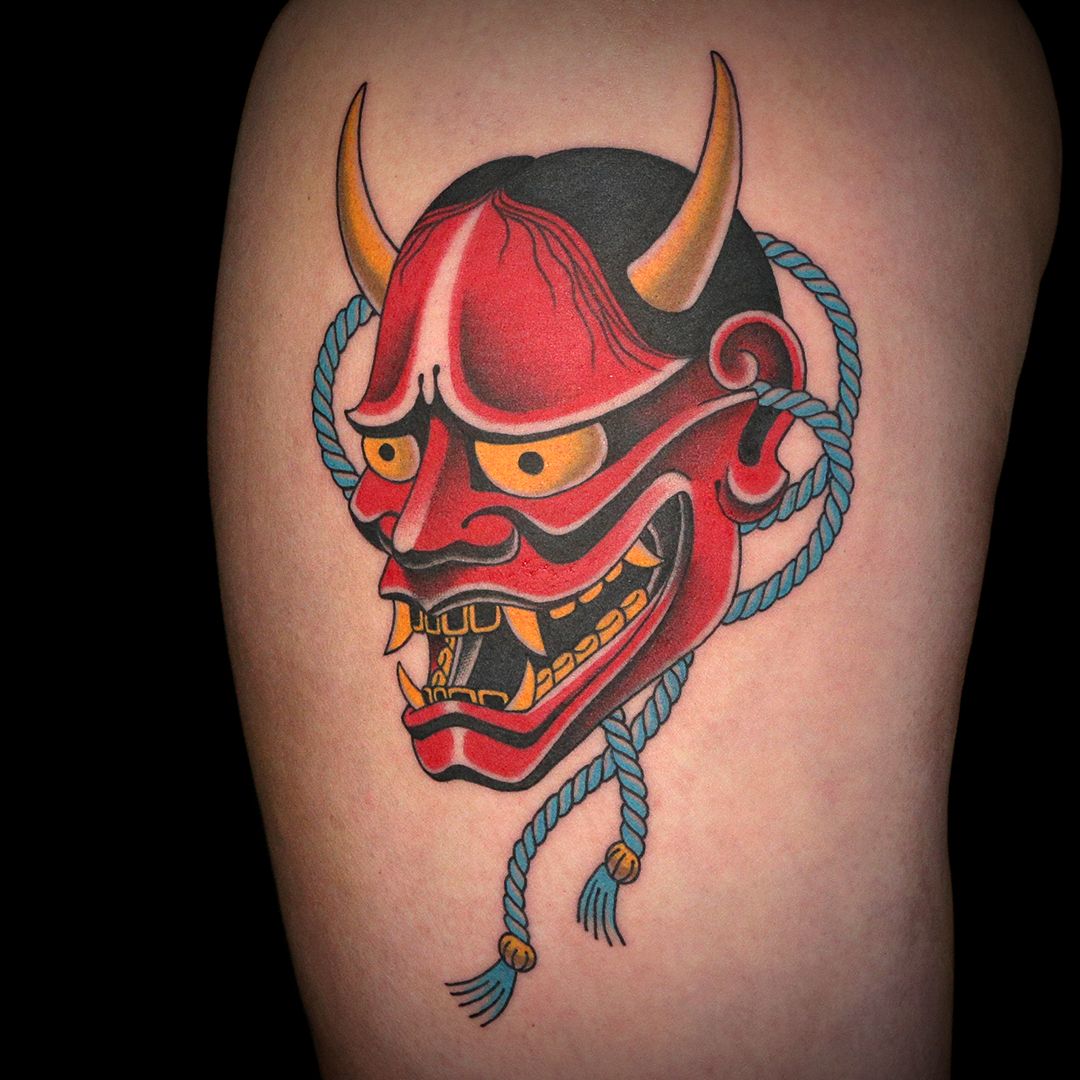 250+ Hannya Mask Tattoo Designs With Meaning (2023) Japanese Oni Demon