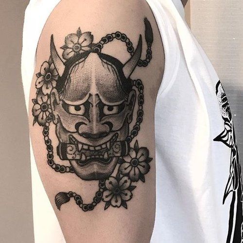 Japanese Hannya Masks Tattoos (16)