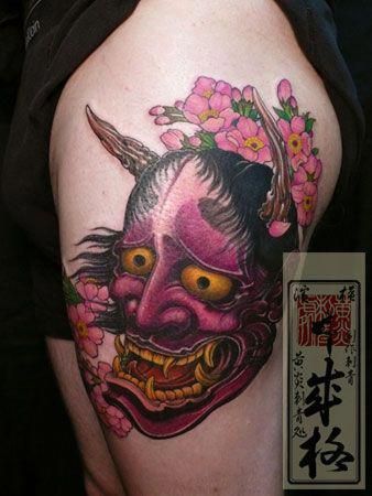 Japanese Hannya Masks Tattoos (174)
