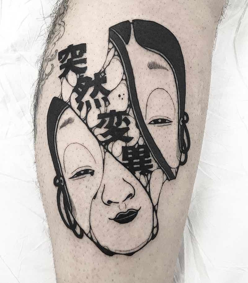 Japanese Hannya Masks Tattoos (213)