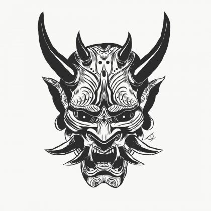 250+ Hannya Mask Tattoo Designs With Meaning (2022) Japanese Oni Demon