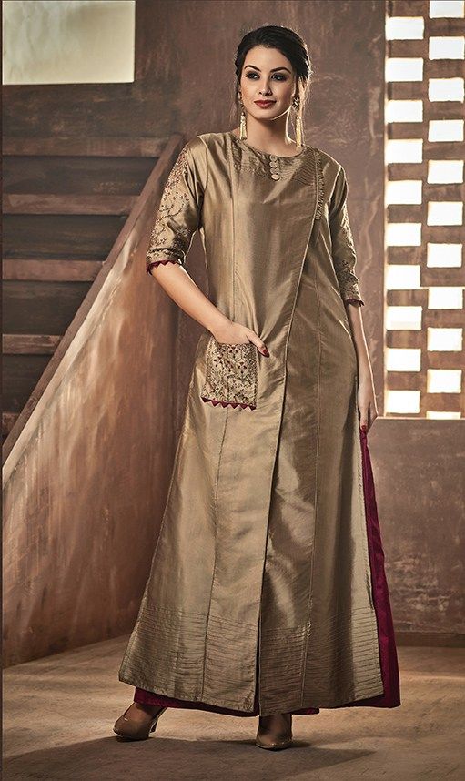 Party Wear Heavy Kurtis For Marriage (115)