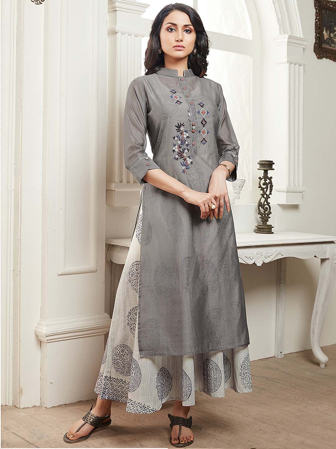 Party Wear Heavy Kurtis For Marriage (162)
