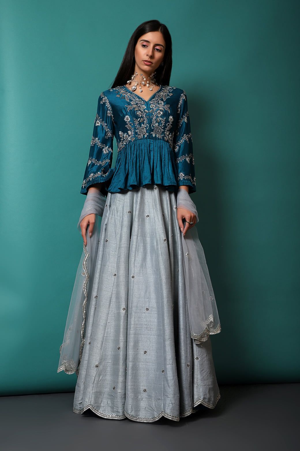 Party Wear Heavy Kurtis For Marriage (213)