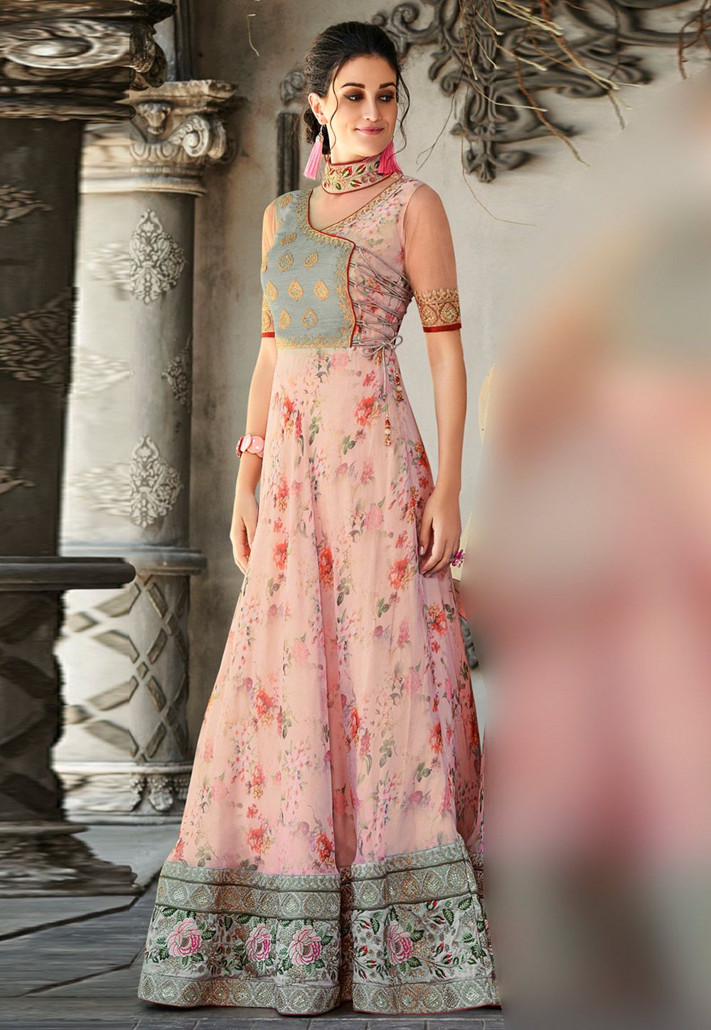 Party Wear Heavy Kurtis For Marriage (7)