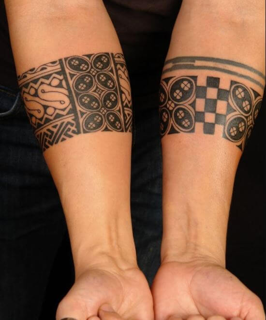 Tribal Forearm Tattoos For Men